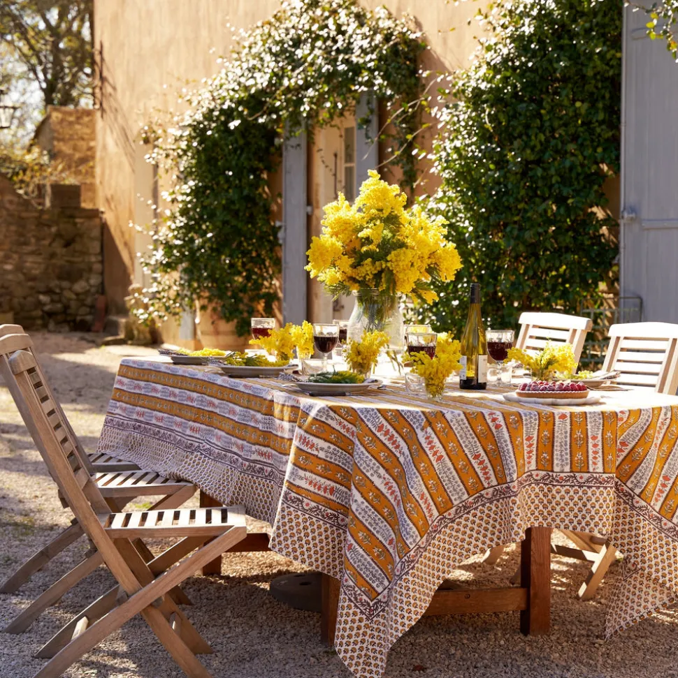 French Tablecloth Avignon Dijon & Blue