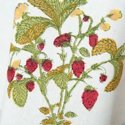 French Tablecloth Fraises des Bois Bleu