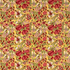 French Tablecloth Jardin Red & Green