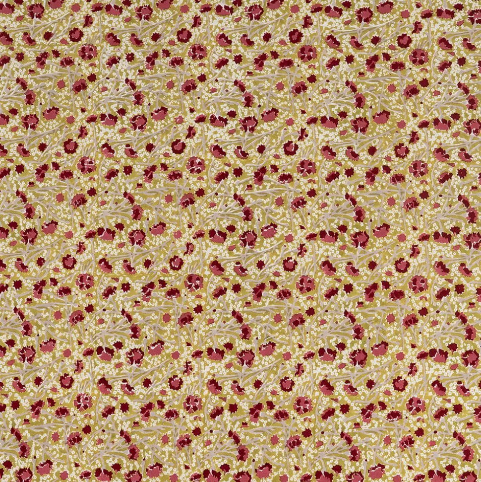 French Tablecloth Meadows Red & Green