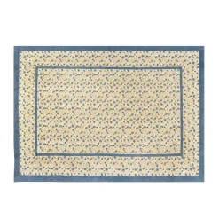 French Tablecloth Meadows Blue & Green