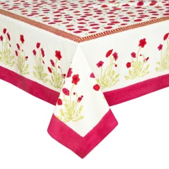 French Tablecloth Poppies