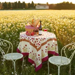 French Tablecloth Poppies
