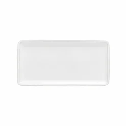 Friso Collection Rectangle Platter 12" in White