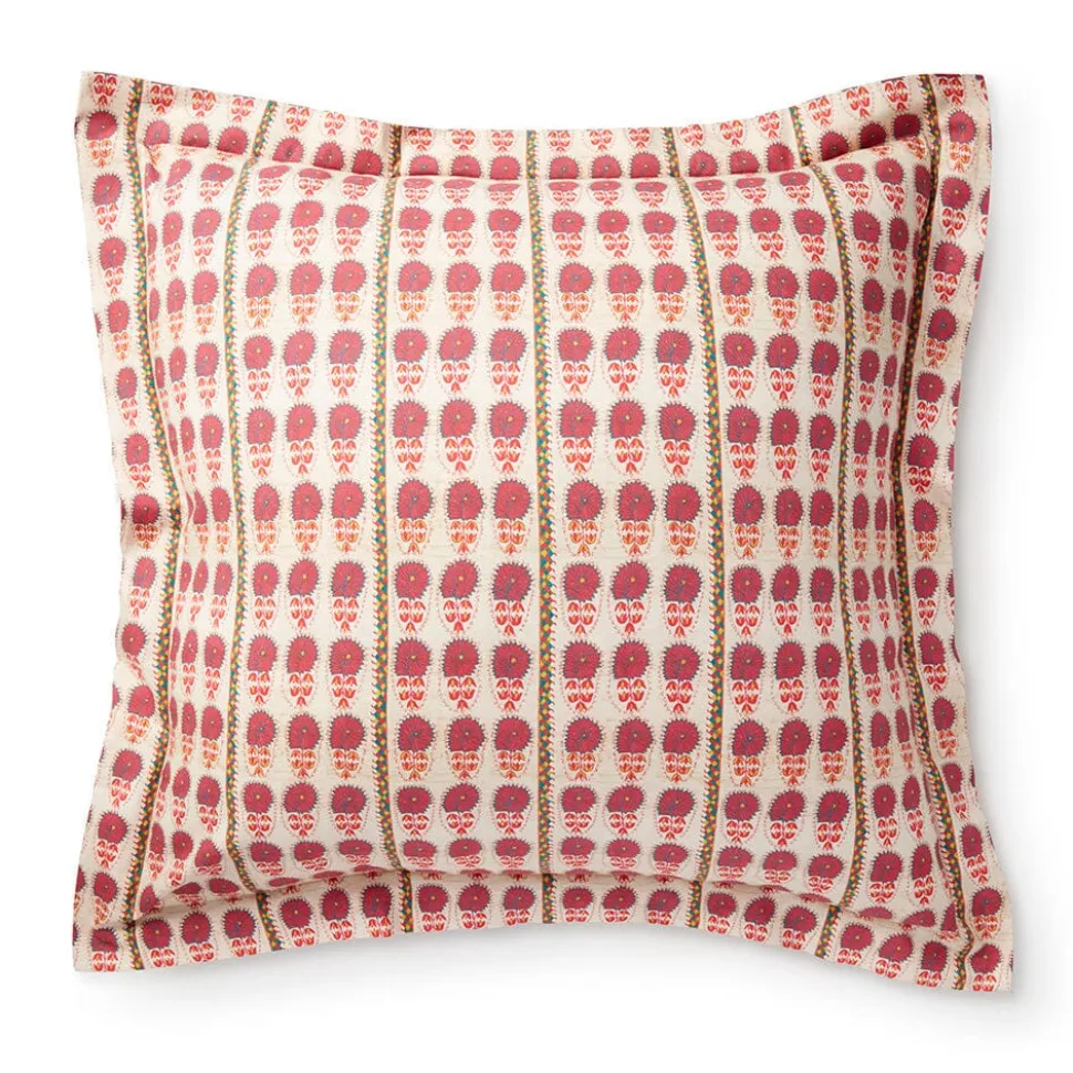 Fuchsia Daisy Suzani Pillowcases & Shams