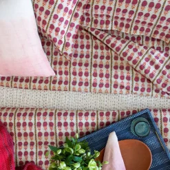 Fuchsia Daisy Suzani Sheet Set