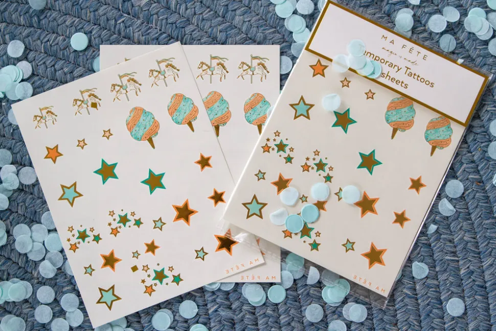 Fun Fair Temporary Tattoos