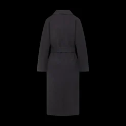Gabriella Cashmere Coat in Black