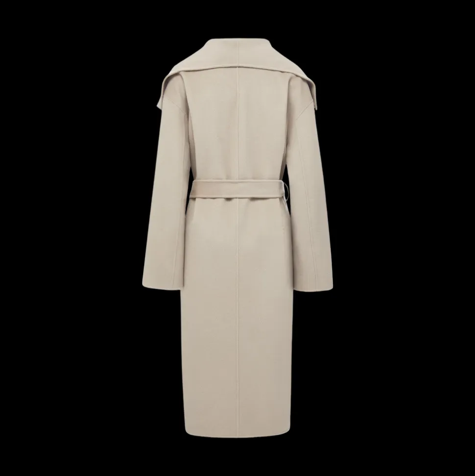 Gabriella Cashmere Coat in Oatmeal