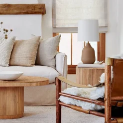 Gabriella Rattan Side Table