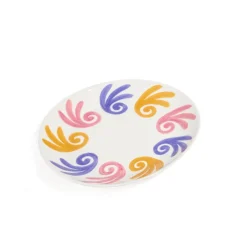 Gaia Purple & Pink Dessert Plate