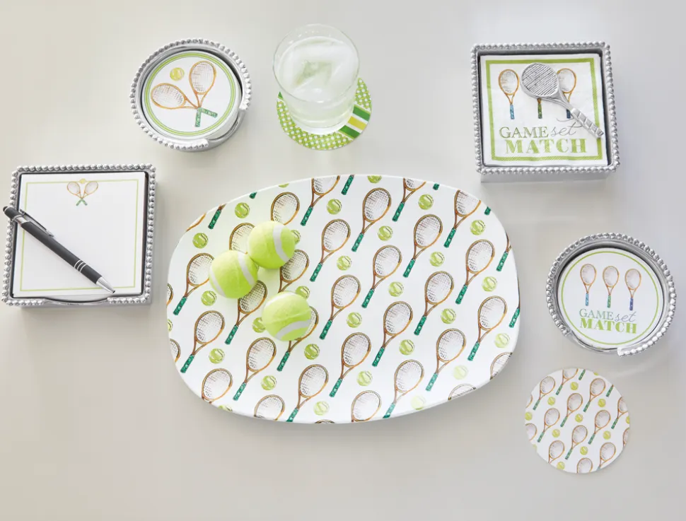 Game, Set, Match Tennis Beaded Coaster Set