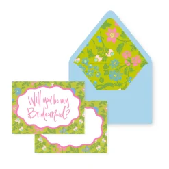 Garden Chintz Bridesmaid Proposal Card Set