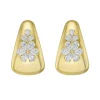 Gardenia Diamond Hoop Earrings
