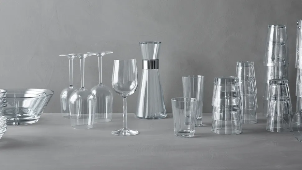GC White Wine Glass Design Erik Bagger, Set of 2