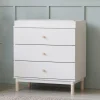 Gelato 3-Drawer Changer Dresser with Removable Changing Tray in White & Washed Natural