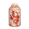 Genie in a Bottle Deco Vase & Bottle in Lilac & Poppy Red
