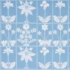 Georgia Wildflowers Wallpaper in Blue