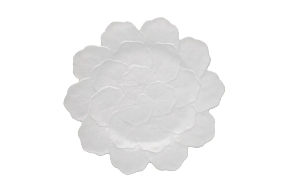 Geranium Charger Plate Green