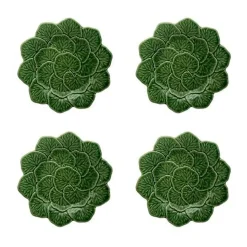 Geranium Dessert Plate 22", Set of 4