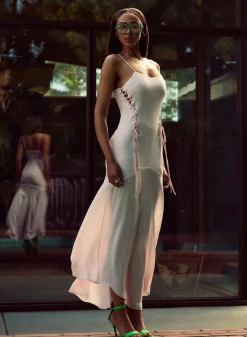 Gia Gown in Baby Rose