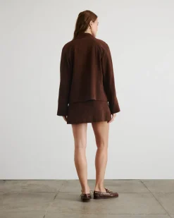 Gidget Jacket in Chocolate