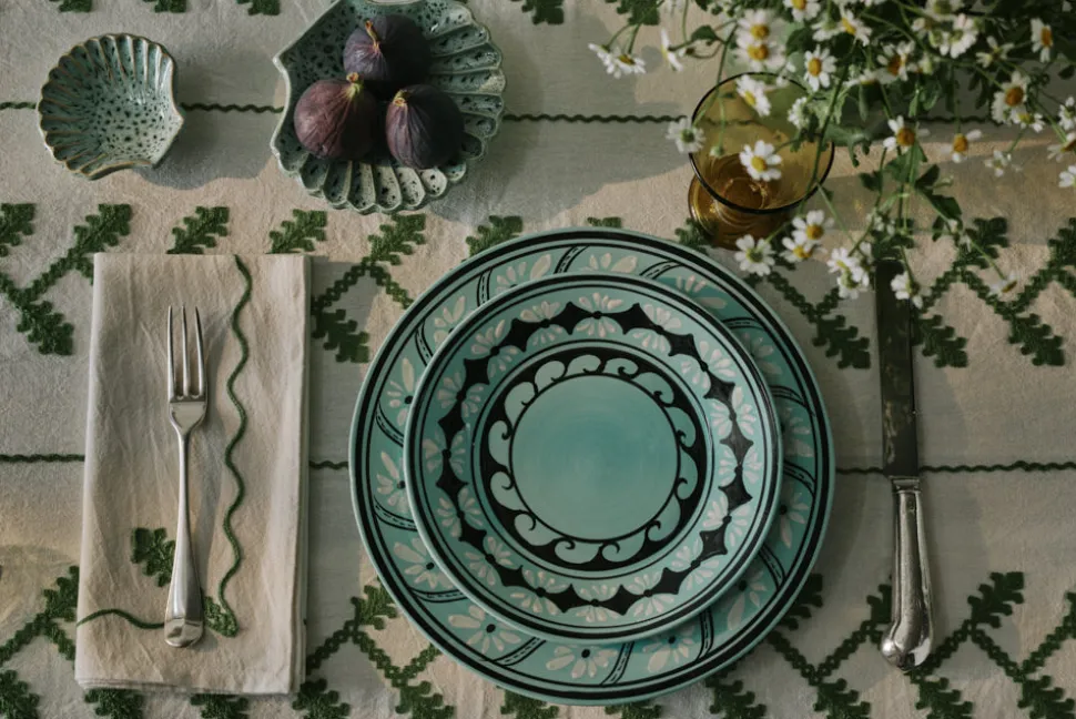 Gigi Aqua Dessert Plate