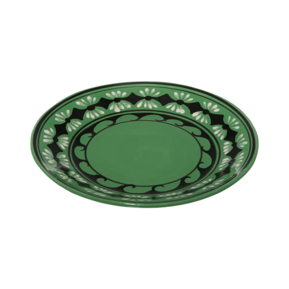 Gigi Green Dessert Plate
