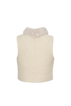 Gina Top in Cloud Tweed