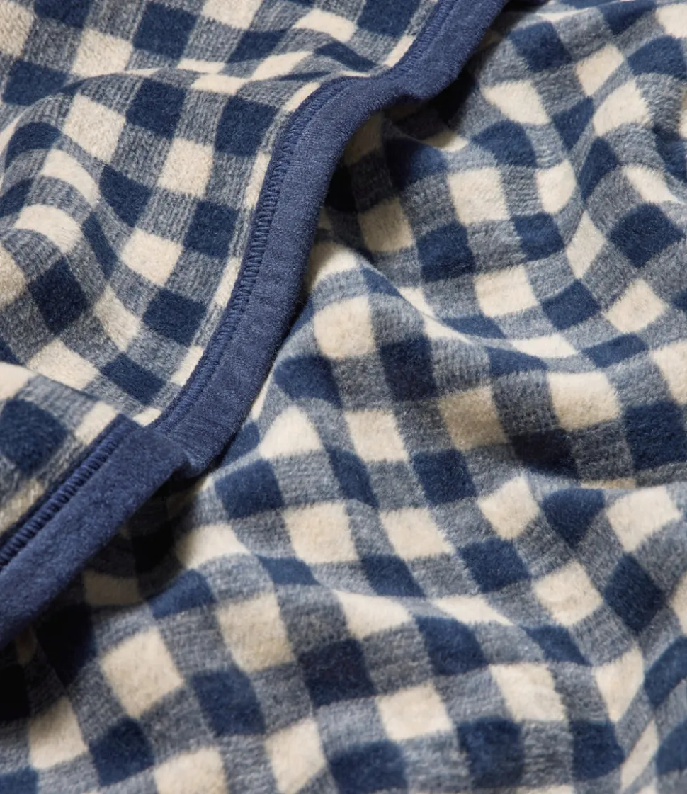 Gingham Navy Midi Blanket