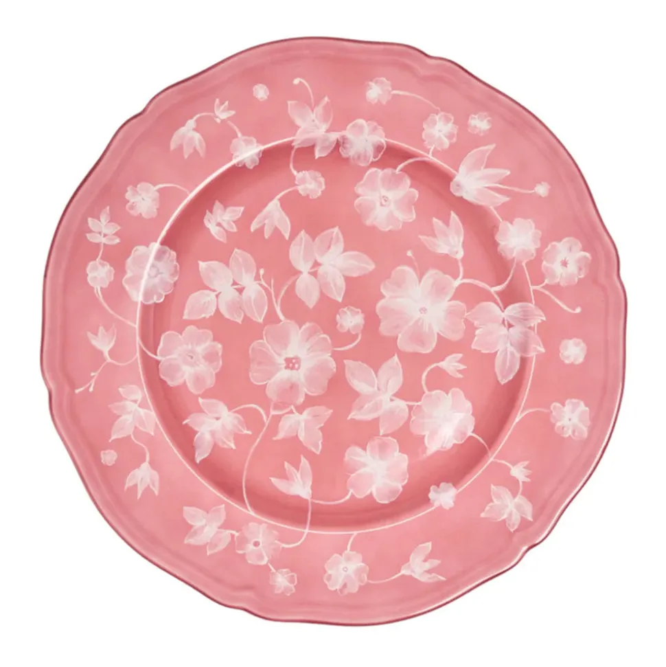 Ginori x Cabana Floral Charge Plate in Pink