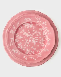 Ginori x Cabana Floral Dinner Plate in Pink