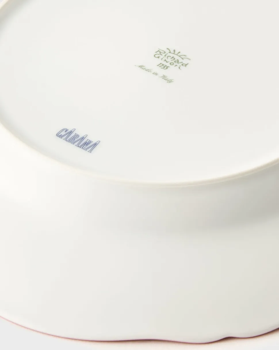 Ginori x Cabana Floral Dinner Plate in Pink