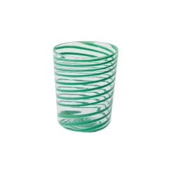 Giravolta Water Glass in Green