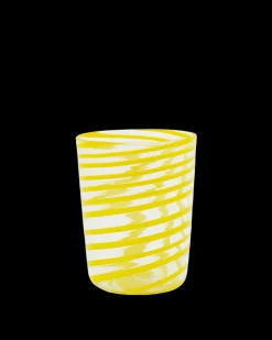 Giravolta Water Glass in Yellow