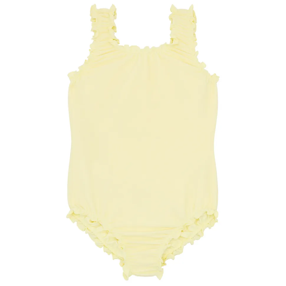 Girls Banana Terry Scoop Neck One Piece
