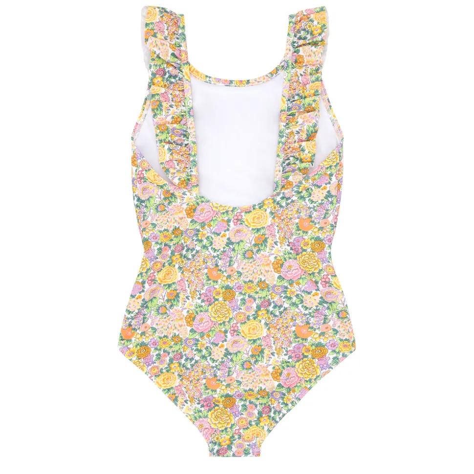 Girls Elysian Day Ruffle Collar One Piece