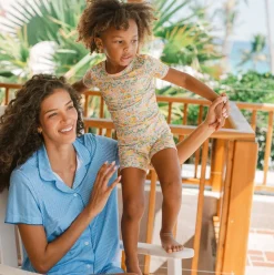 Girls Elysian Day Shirt And Short Pajamas Set