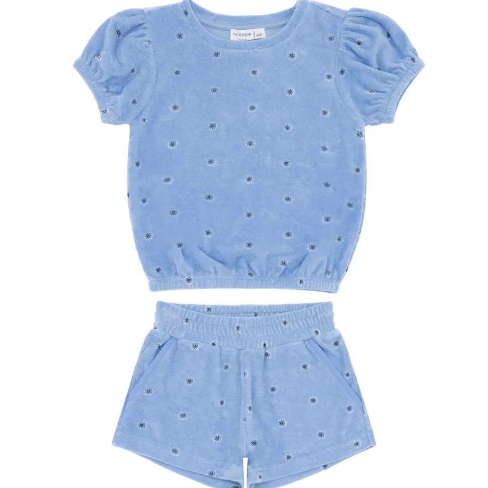 Girls Gibbs Hill Floral French Terry Top & Short Set