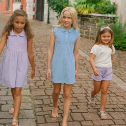 Girls Lavender Breeze French Terry Shorts