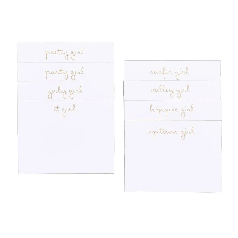 Girls Night Place Cards, Set of 24