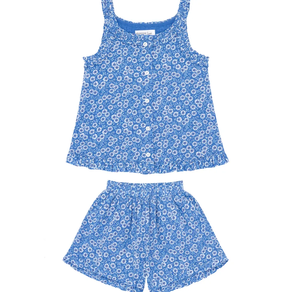 Girls Rosebay Ruffle Tank And Short Set