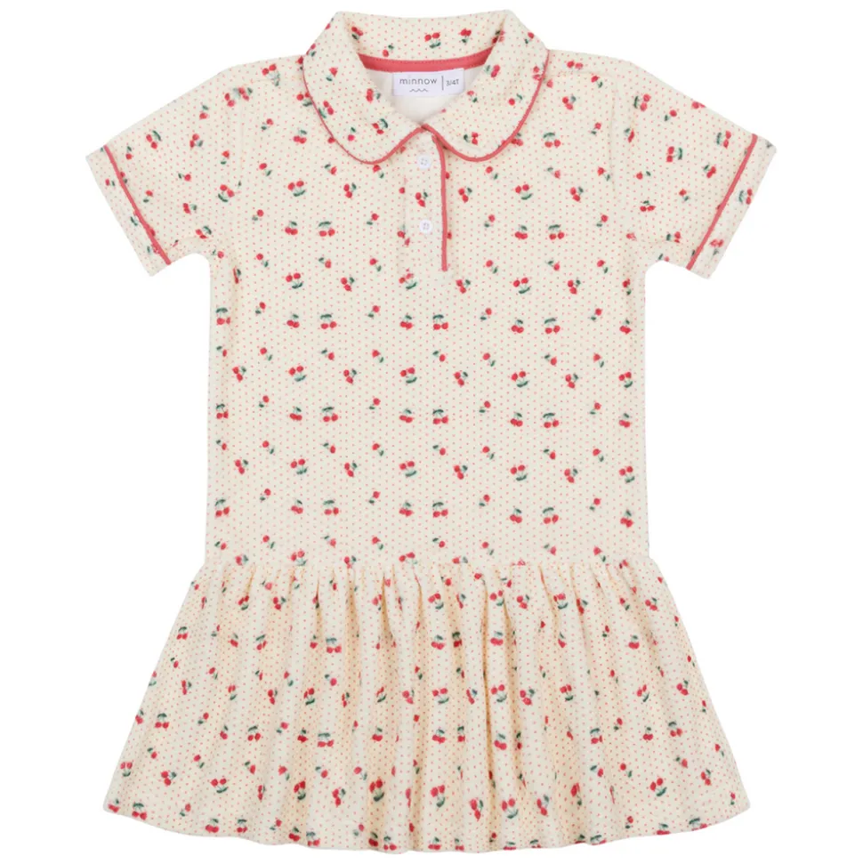 Girl’s Summer Cherries French Terry Dropwaist Tennis Dress