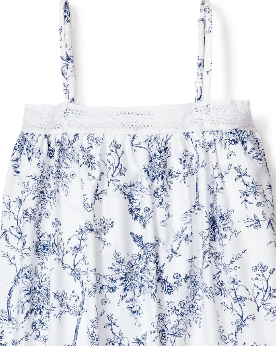 Girl’s Twill Lily Nightgown in Timeless Toile