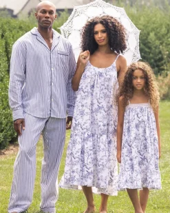 Girl’s Twill Lily Nightgown in Timeless Toile