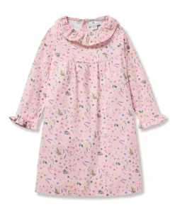 Girl’s Twill Scarlett Nightgown in Vintage Sweets