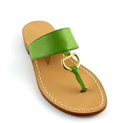 Gisele Leather Thong Sandal