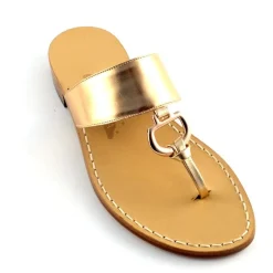 Gisele Leather Thong Sandal