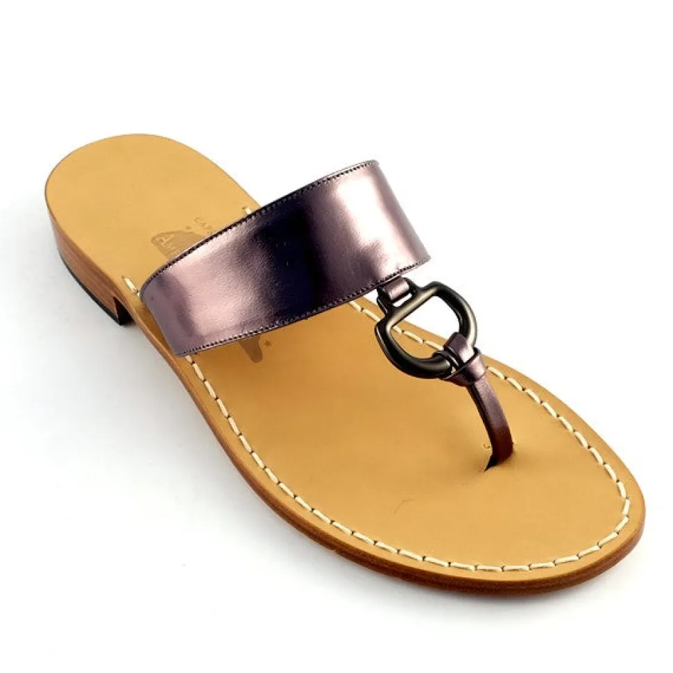 Gisele Leather Thong Sandal