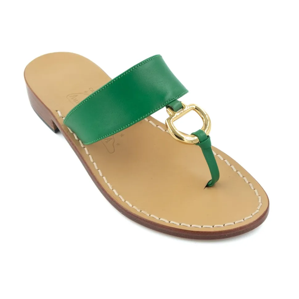 Gisele Leather Thong Sandal